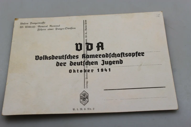 Postkarte Willrich „Unsere Panzerwaffe“