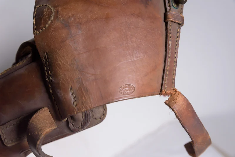 Kavalleriebasis für Muskete der 91. Kavallerie. WW2 REI