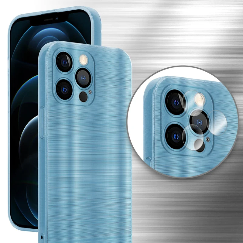 Cadorabo Hülle kompatibel mit Apple iPhone 12 PRO TPU Silikon Case Cover