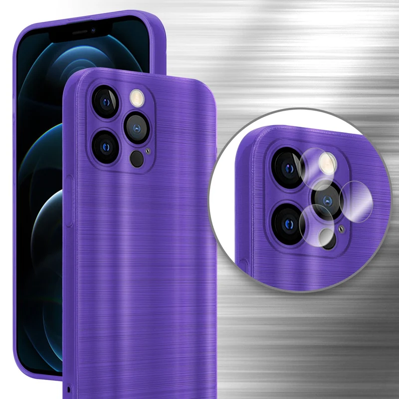 Cadorabo Hülle kompatibel mit Apple iPhone 12 PRO TPU Silikon Case Cover