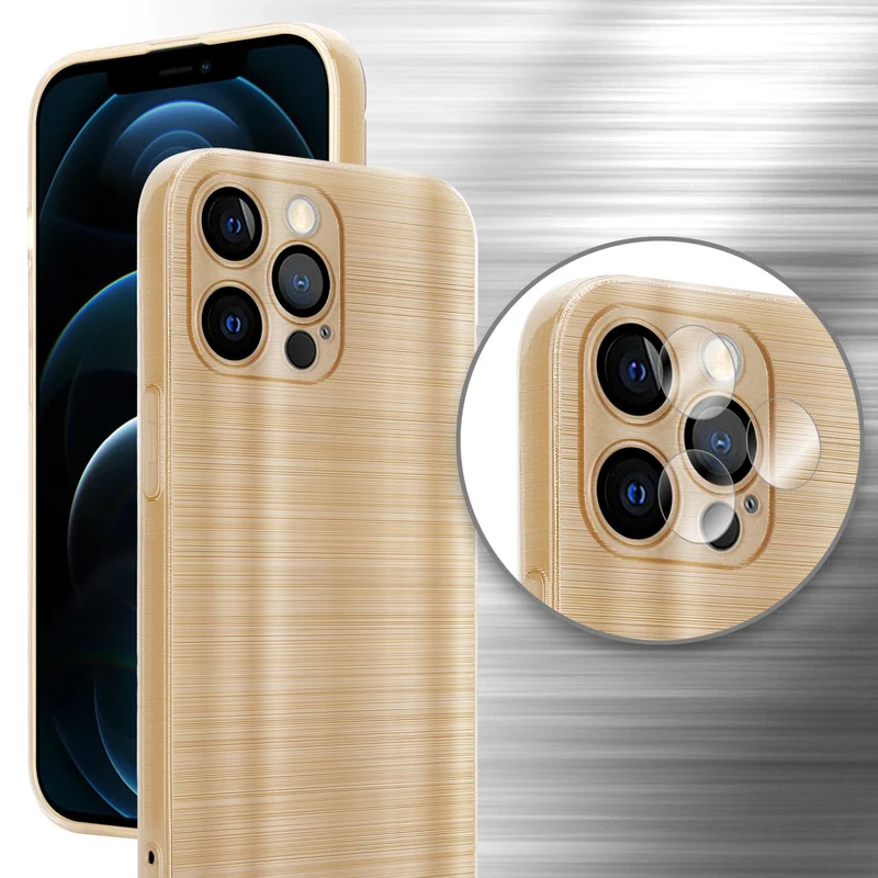 Cadorabo Hülle kompatibel mit Apple iPhone 12 PRO TPU Silikon Case Cover