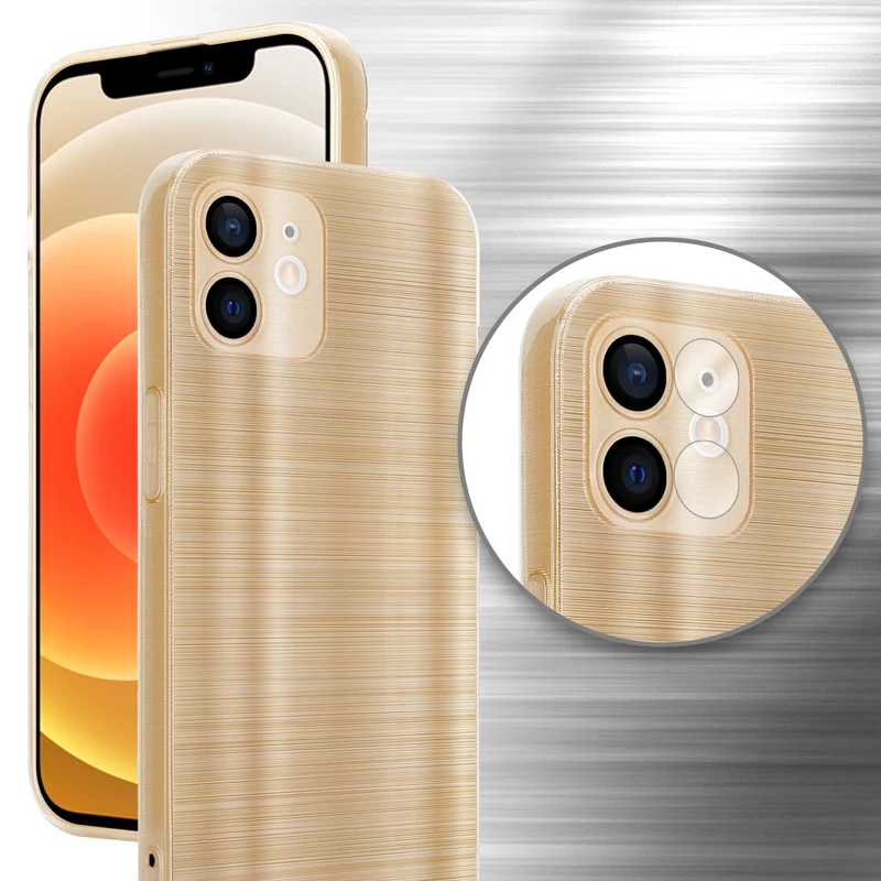 Cadorabo Hülle kompatibel mit Apple iPhone 12 TPU Silikon Case Cover
