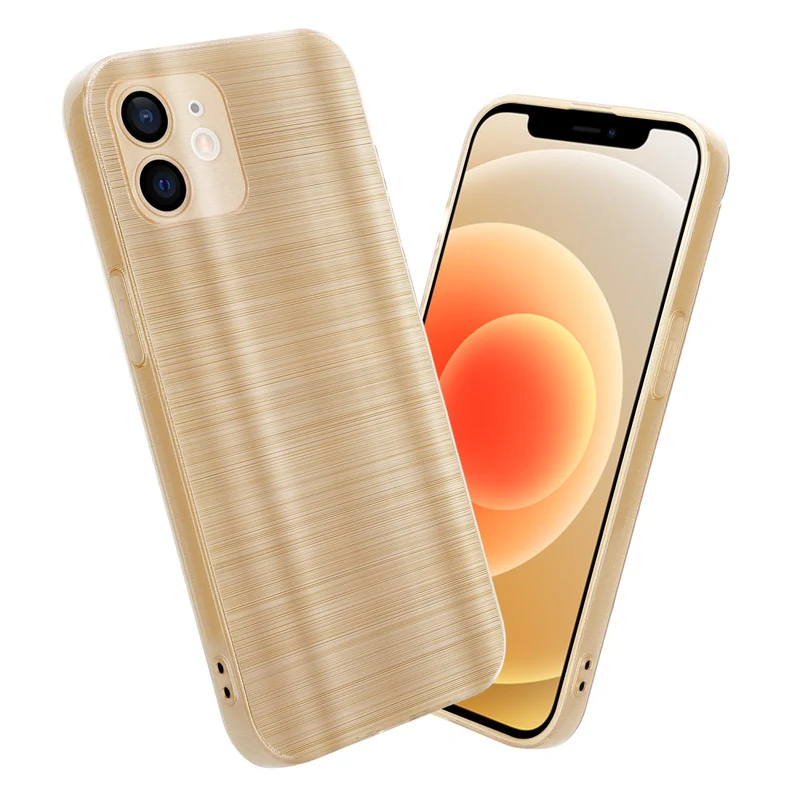 Cadorabo Hülle kompatibel mit Apple iPhone 12 TPU Silikon Case Cover