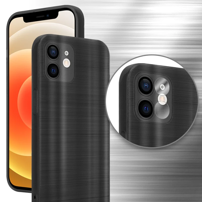 Cadorabo Hülle kompatibel mit Apple iPhone 12 TPU Silikon Case Cover