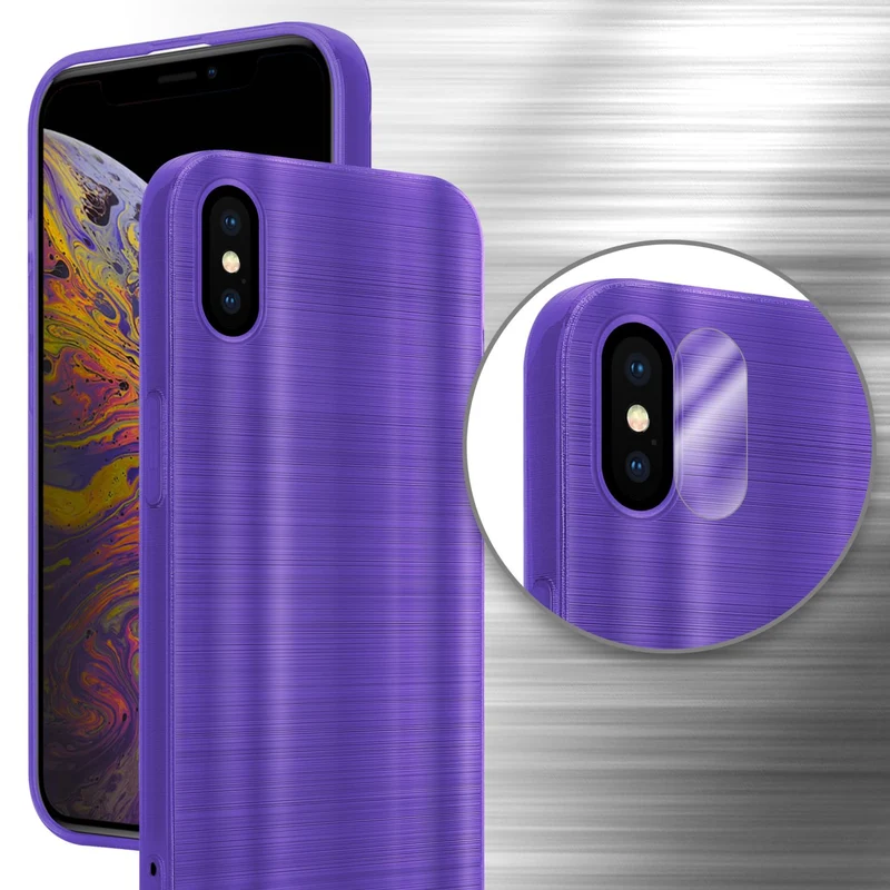 Cadorabo Hülle kompatibel mit Apple iPhone XS MAX TPU Silikon Case Cover