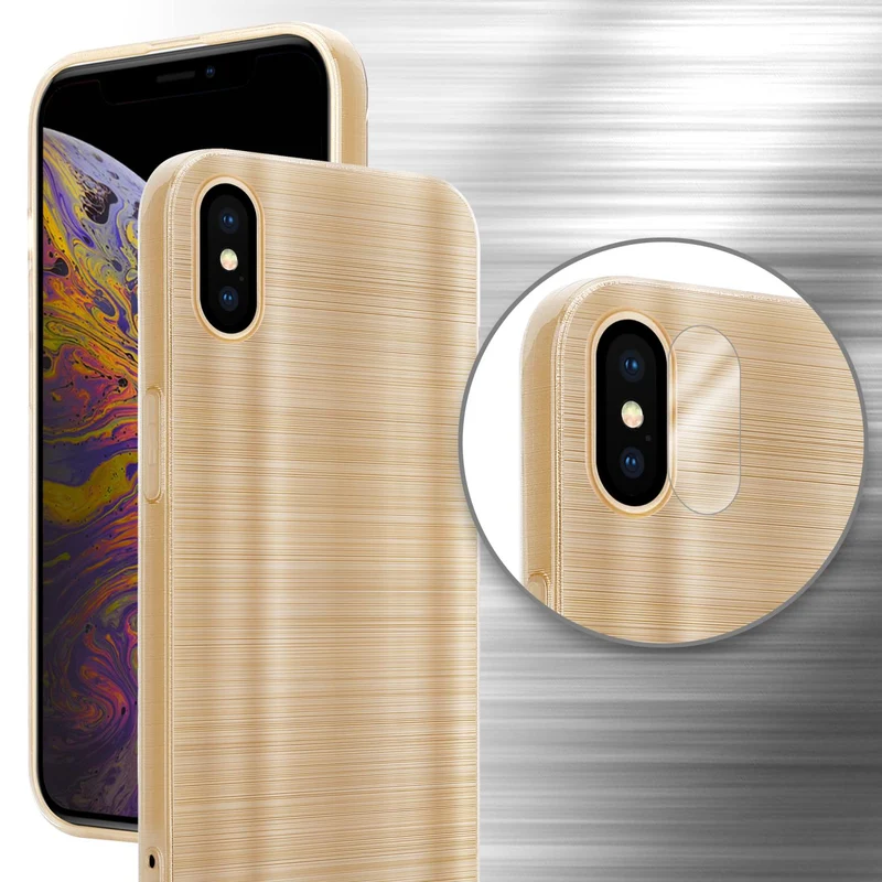 Cadorabo Hülle kompatibel mit Apple iPhone XS MAX TPU Silikon Case Cover
