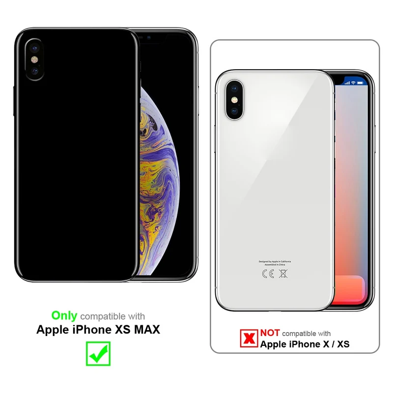 Cadorabo Hülle kompatibel mit Apple iPhone XS MAX TPU Silikon Case Cover