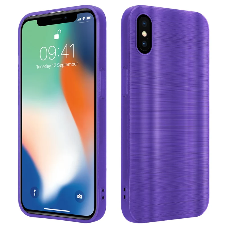 Cadorabo Hülle kompatibel mit Apple iPhone X / XS TPU Silikon Case Cover