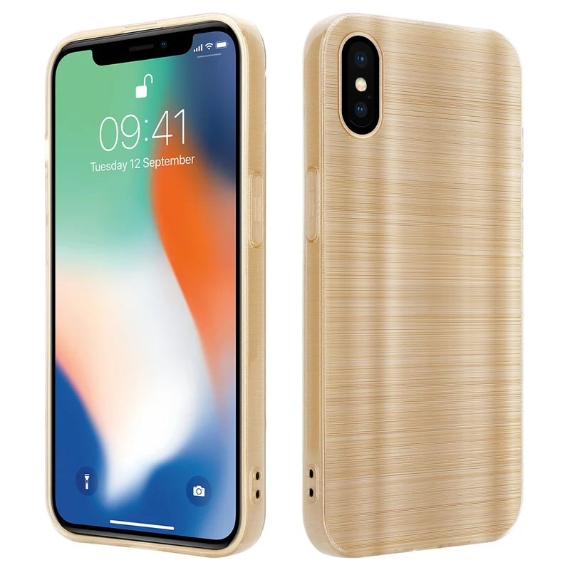 Cadorabo Hülle kompatibel mit Apple iPhone X / XS TPU Silikon Case Cover