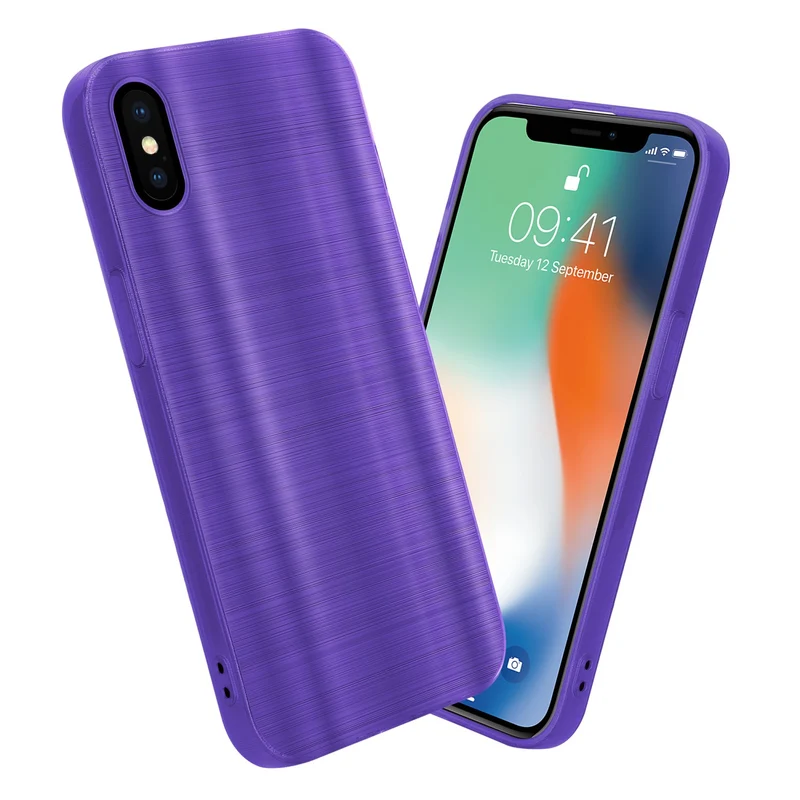 Cadorabo Hülle kompatibel mit Apple iPhone X / XS TPU Silikon Case Cover