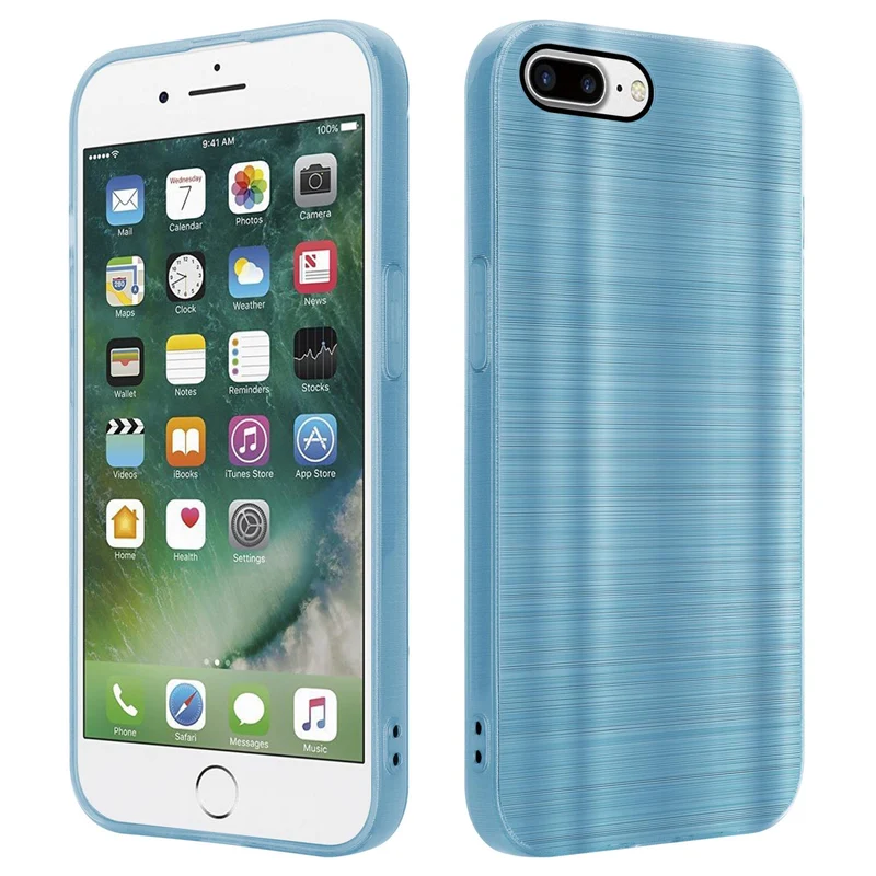 Cadorabo Hülle kompatibel mit Apple iPhone 7 PLUS / 7S PLUS / 8 PLUS TPU Silikon Case Cover