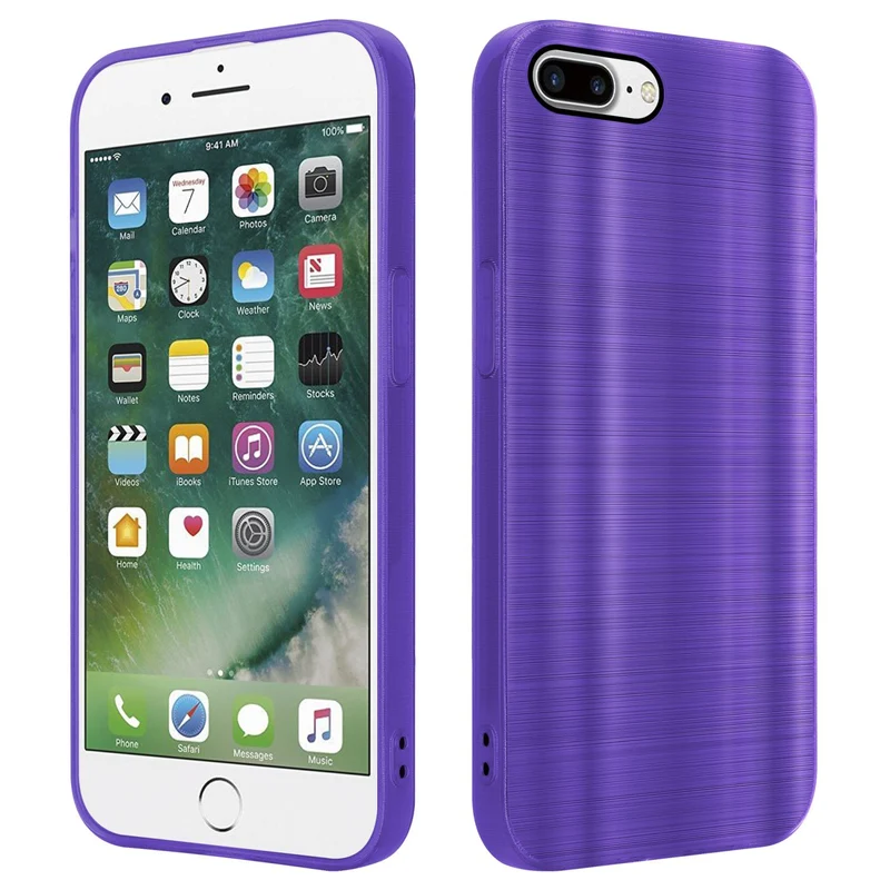 Cadorabo Hülle kompatibel mit Apple iPhone 7 PLUS / 7S PLUS / 8 PLUS TPU Silikon Case Cover