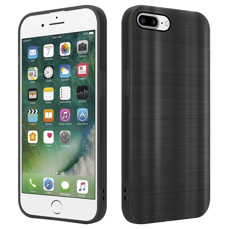Cadorabo Hülle kompatibel mit Apple iPhone 7 PLUS / 7S PLUS / 8 PLUS TPU Silikon Case Cover