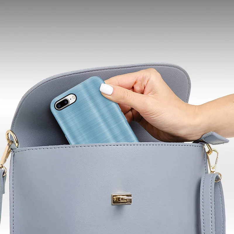 Cadorabo Hülle kompatibel mit Apple iPhone 7 PLUS / 7S PLUS / 8 PLUS TPU Silikon Case Cover