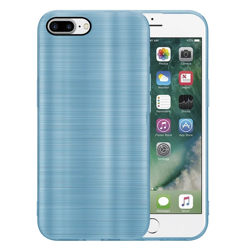Cadorabo Hülle kompatibel mit Apple iPhone 7 PLUS / 7S PLUS / 8 PLUS TPU Silikon Case Cover