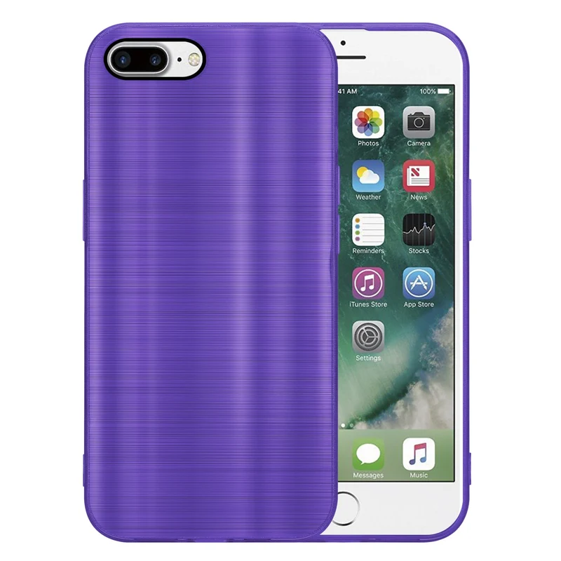 Cadorabo Hülle kompatibel mit Apple iPhone 7 PLUS / 7S PLUS / 8 PLUS TPU Silikon Case Cover