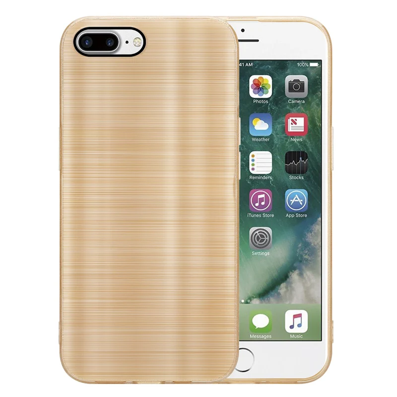 Cadorabo Hülle kompatibel mit Apple iPhone 7 PLUS / 7S PLUS / 8 PLUS TPU Silikon Case Cover