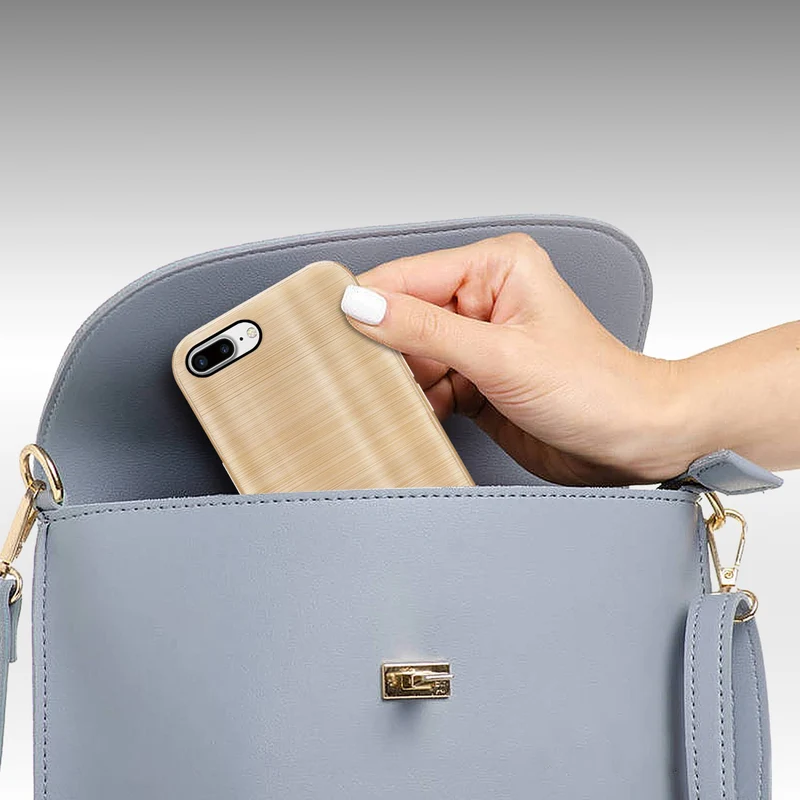 Cadorabo Hülle kompatibel mit Apple iPhone 7 PLUS / 7S PLUS / 8 PLUS TPU Silikon Case Cover