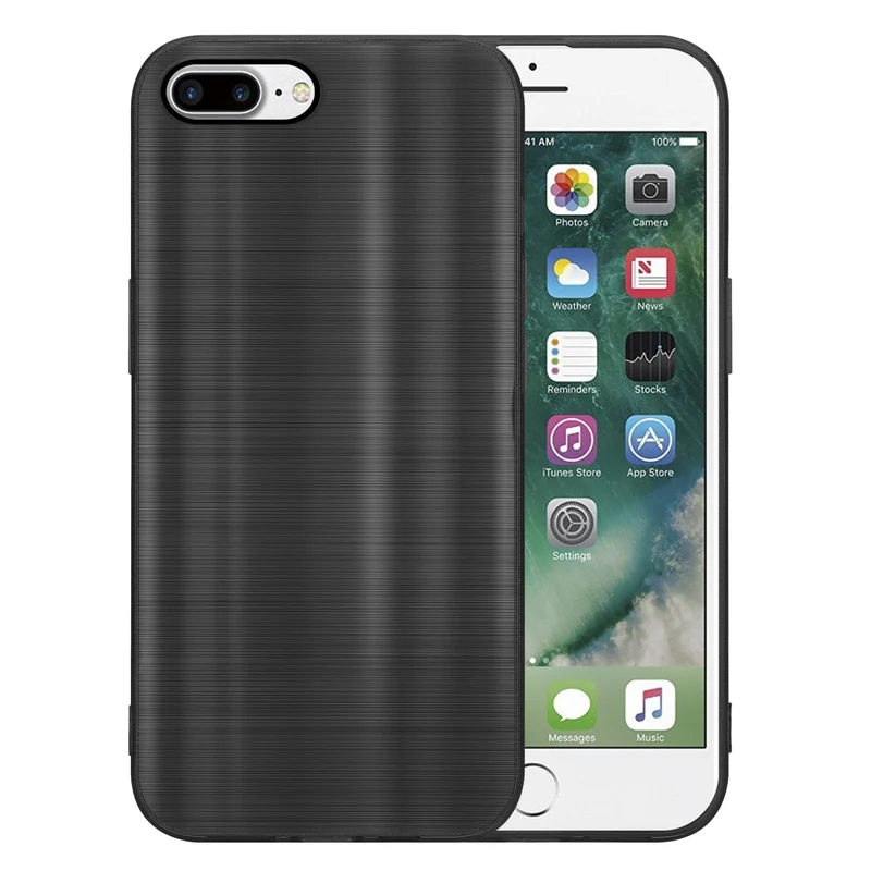 Cadorabo Hülle kompatibel mit Apple iPhone 7 PLUS / 7S PLUS / 8 PLUS TPU Silikon Case Cover