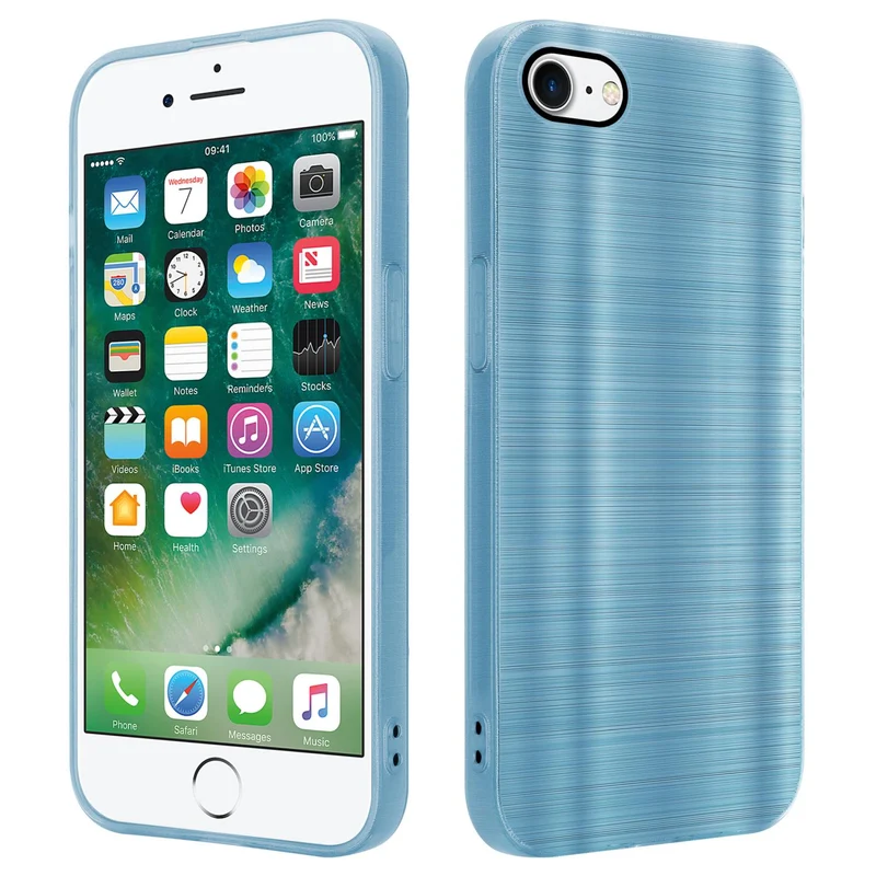 Cadorabo Hülle kompatibel mit Apple iPhone 7 / 7S / 8 / SE 2020 TPU Silikon Case Cover