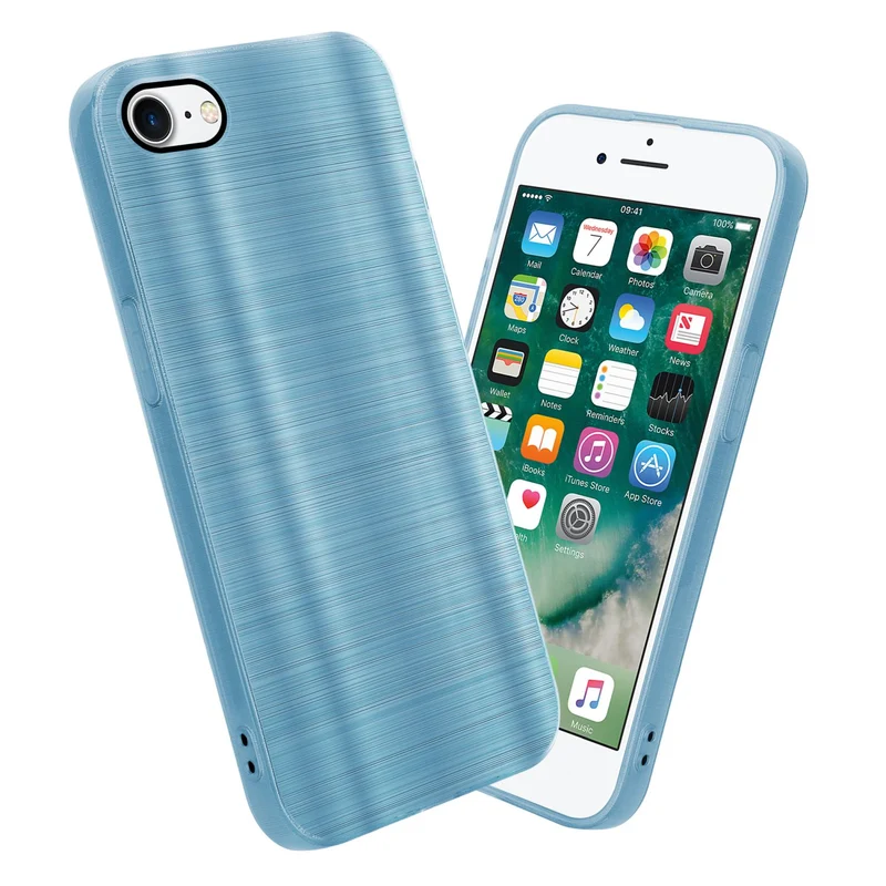 Cadorabo Hülle kompatibel mit Apple iPhone 7 / 7S / 8 / SE 2020 TPU Silikon Case Cover