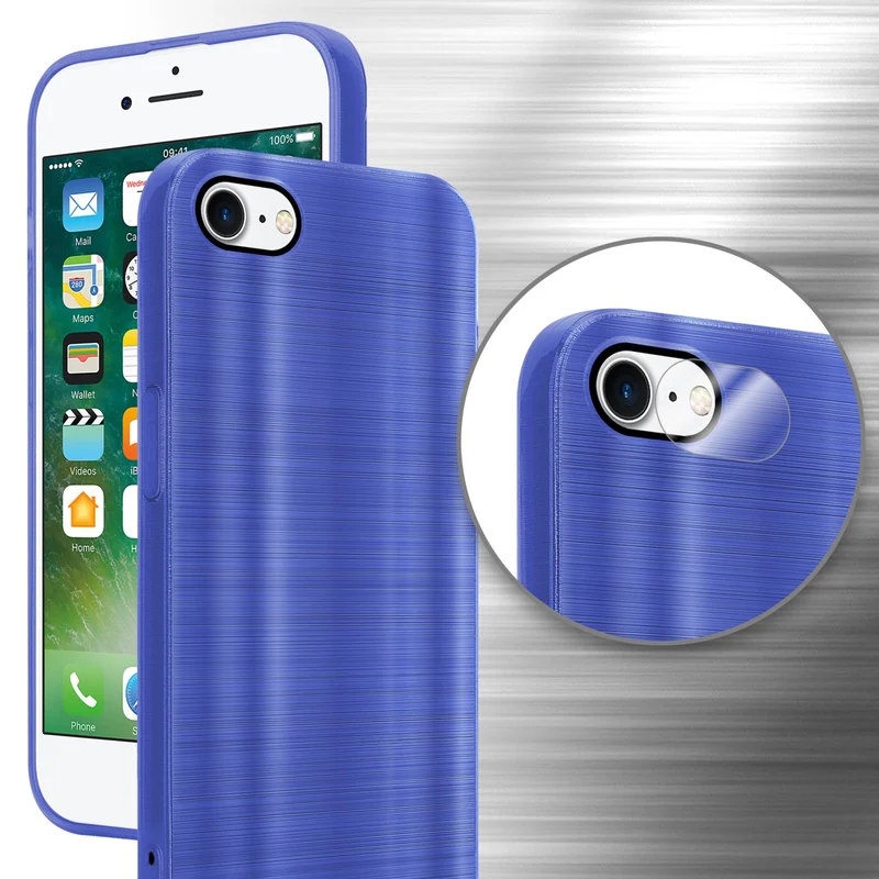 Cadorabo Hülle kompatibel mit Apple iPhone 7 / 7S / 8 / SE 2020 TPU Silikon Case Cover