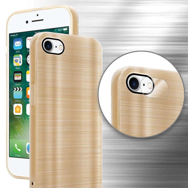 Cadorabo Hülle kompatibel mit Apple iPhone 7 / 7S / 8 / SE 2020 TPU Silikon Case Cover