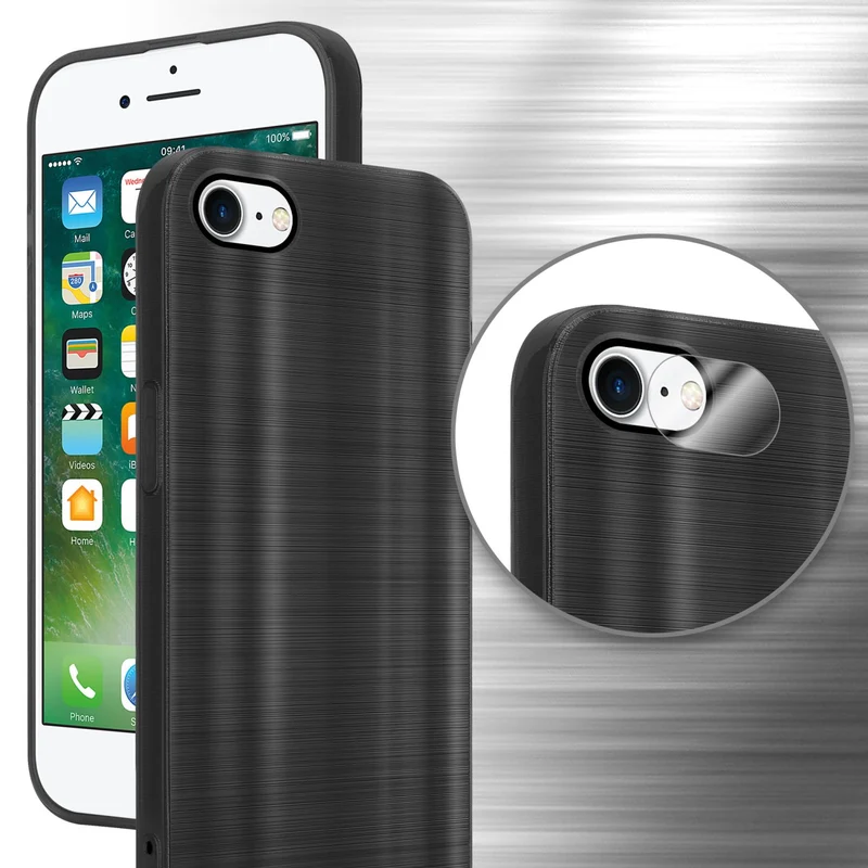 Cadorabo Hülle kompatibel mit Apple iPhone 7 / 7S / 8 / SE 2020 TPU Silikon Case Cover