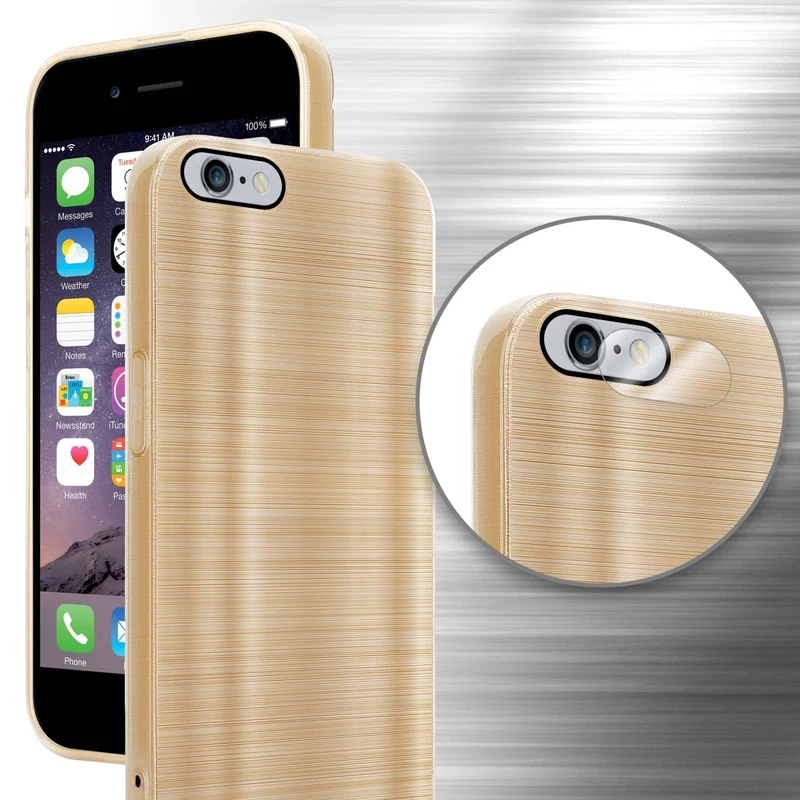 Cadorabo Hülle kompatibel mit Apple iPhone 6 PLUS / 6S PLUS TPU Silikon Case Cover