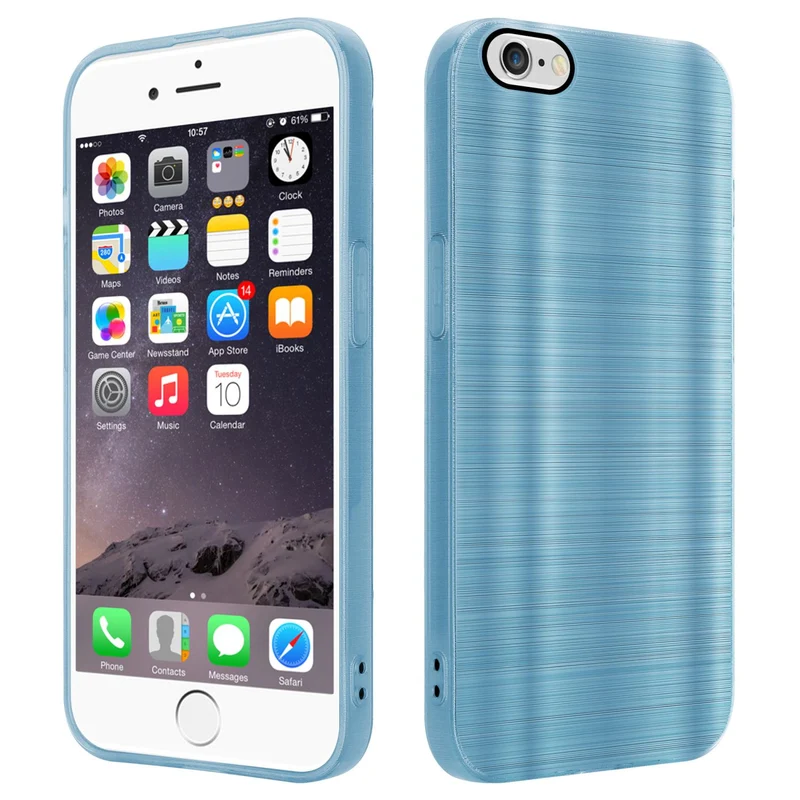 Cadorabo Hülle kompatibel mit Apple iPhone 6 / 6S TPU Silikon Case Cover