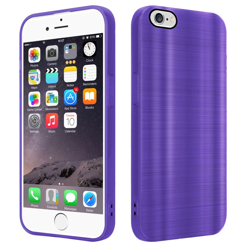 Cadorabo Hülle kompatibel mit Apple iPhone 6 / 6S TPU Silikon Case Cover