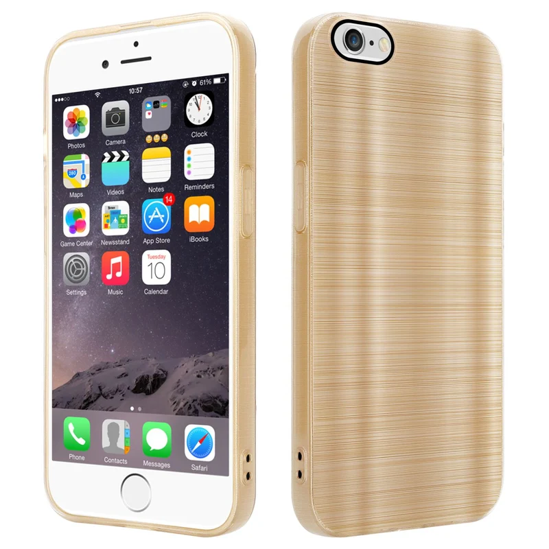 Cadorabo Hülle kompatibel mit Apple iPhone 6 / 6S TPU Silikon Case Cover