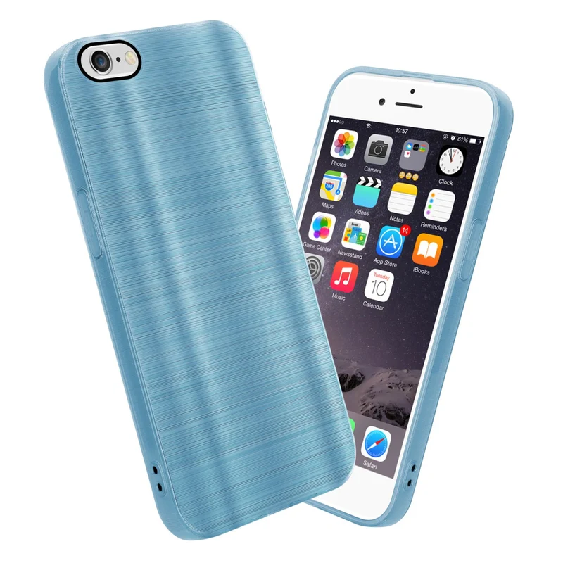 Cadorabo Hülle kompatibel mit Apple iPhone 6 / 6S TPU Silikon Case Cover