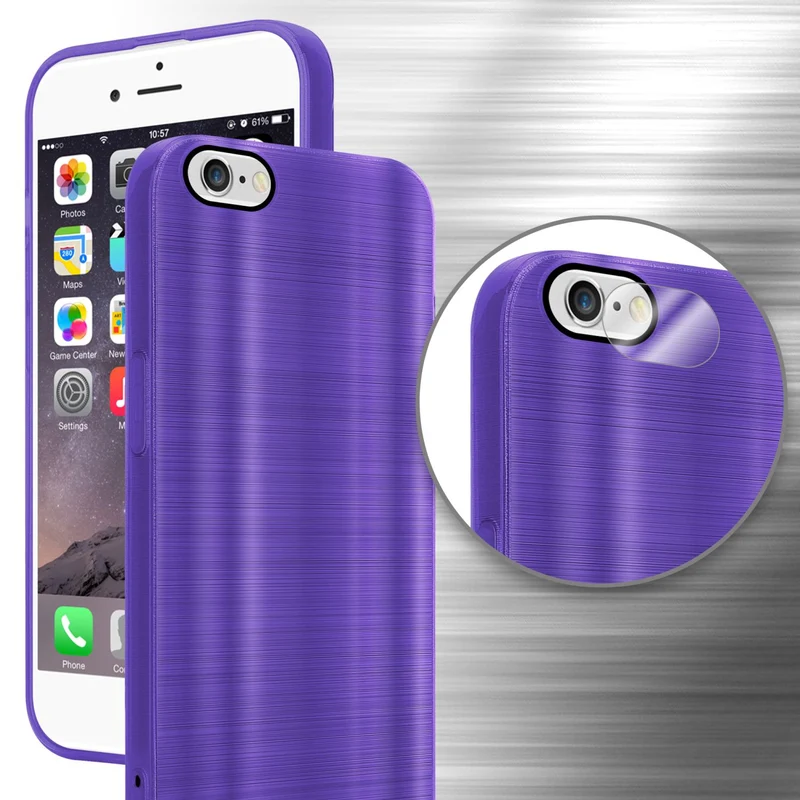 Cadorabo Hülle kompatibel mit Apple iPhone 6 / 6S TPU Silikon Case Cover