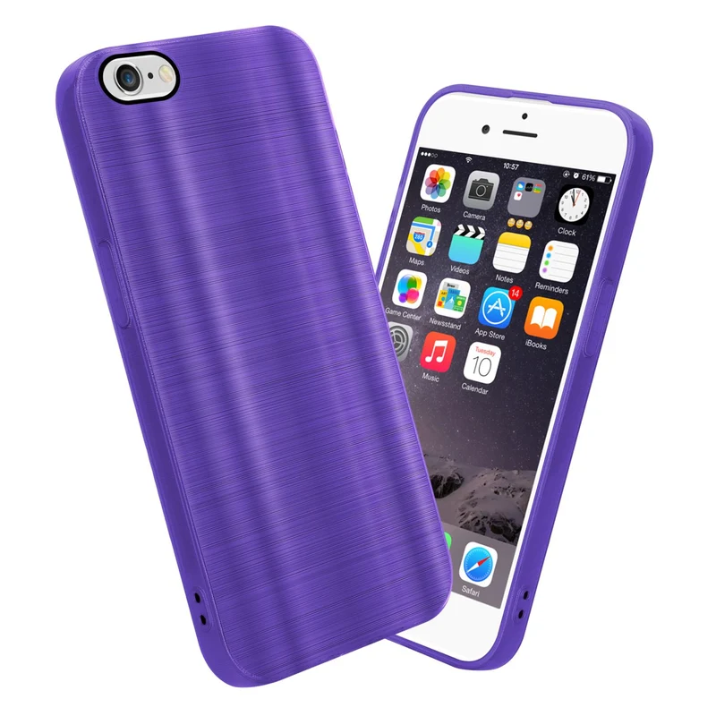 Cadorabo Hülle kompatibel mit Apple iPhone 6 / 6S TPU Silikon Case Cover