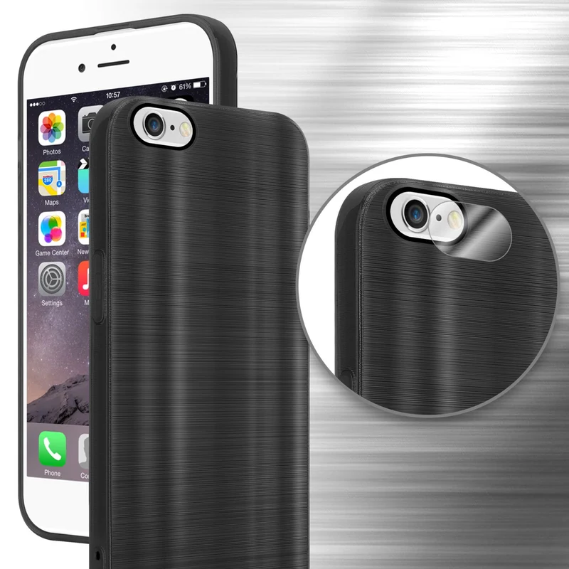 Cadorabo Hülle kompatibel mit Apple iPhone 6 / 6S TPU Silikon Case Cover