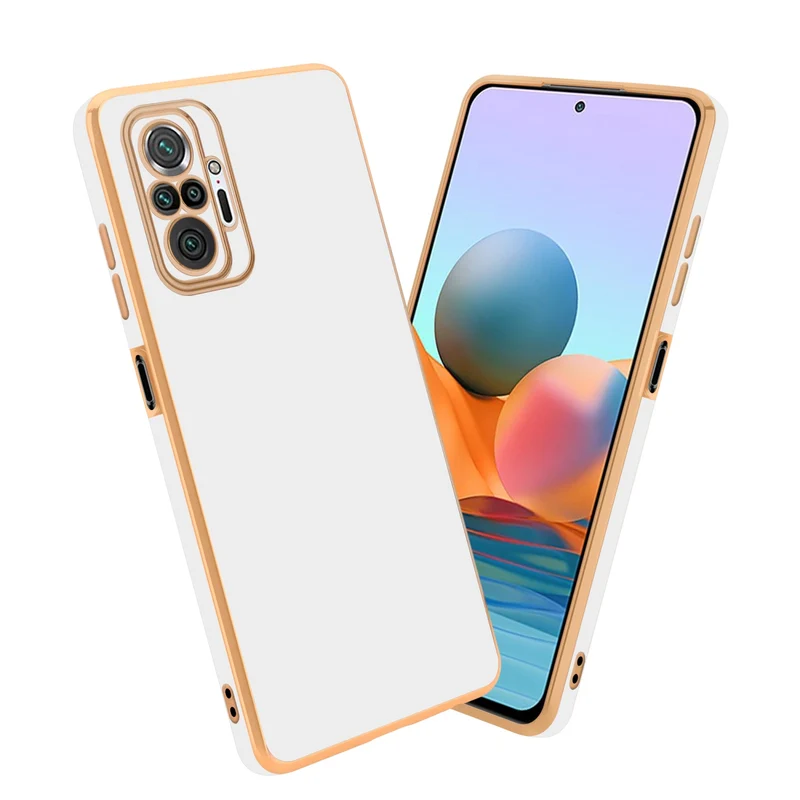 Cadorabo Hülle kompatibel mit Xiaomi RedMi NOTE 10 PRO TPU Silikon Case Cover