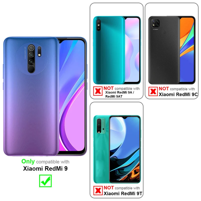 Cadorabo Hülle kompatibel mit Xiaomi RedMi 9 TPU Silikon Case Cover