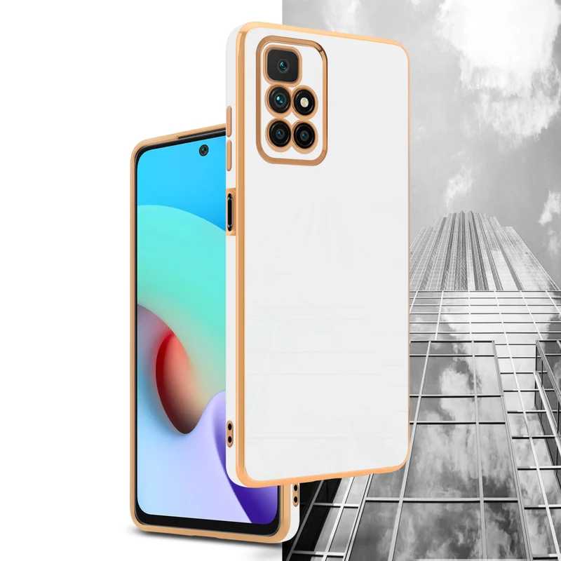 Cadorabo Hülle kompatibel mit Xiaomi RedMi 10 4G TPU Silikon Case Cover