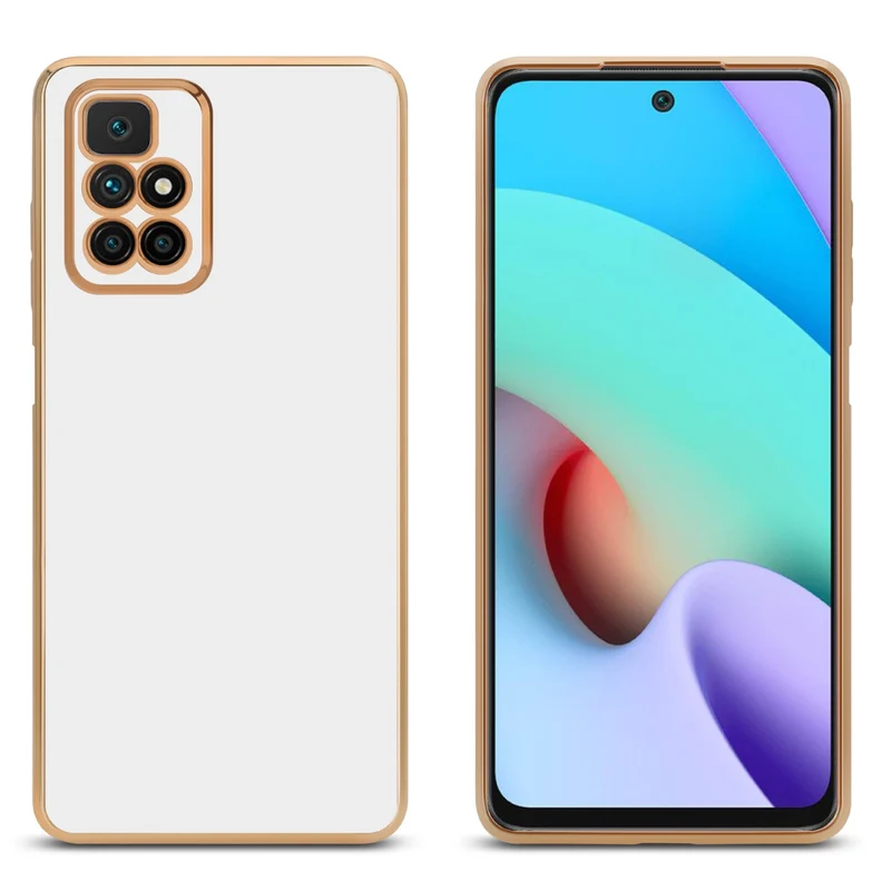 Cadorabo Hülle kompatibel mit Xiaomi RedMi 10 4G TPU Silikon Case Cover