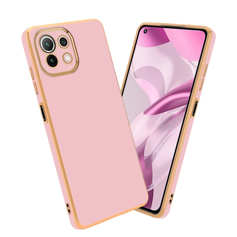 Cadorabo Hülle kompatibel mit Xiaomi Mi 11 LITE (4G / 5G) / 11 LITE NE TPU Silikon Case Cover