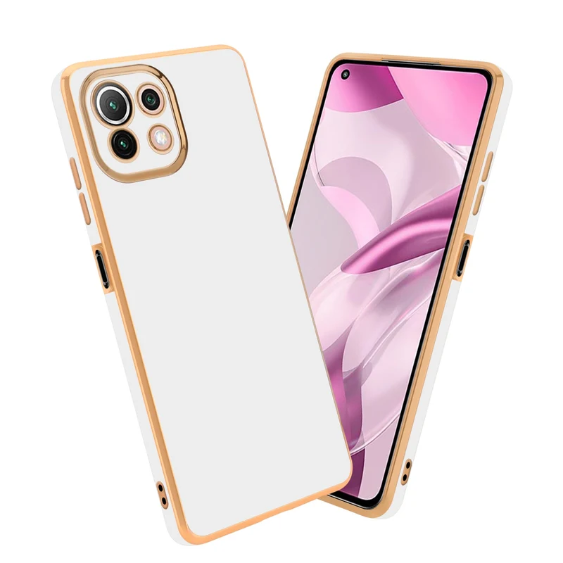 Cadorabo Hülle kompatibel mit Xiaomi Mi 11 LITE (4G / 5G) / 11 LITE NE TPU Silikon Case Cover