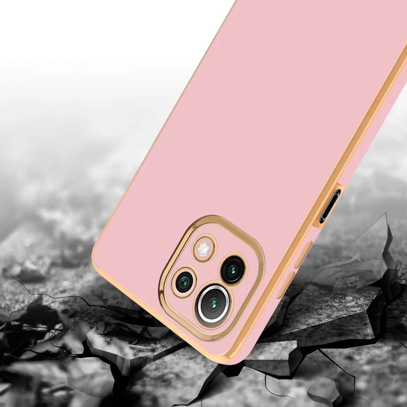 Cadorabo Hülle kompatibel mit Xiaomi Mi 11 LITE (4G / 5G) / 11 LITE NE TPU Silikon Case Cover