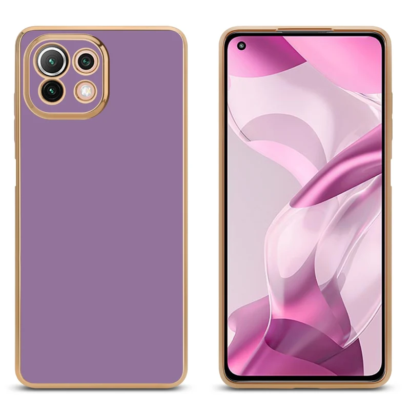 Cadorabo Hülle kompatibel mit Xiaomi Mi 11 LITE (4G / 5G) / 11 LITE NE TPU Silikon Case Cover