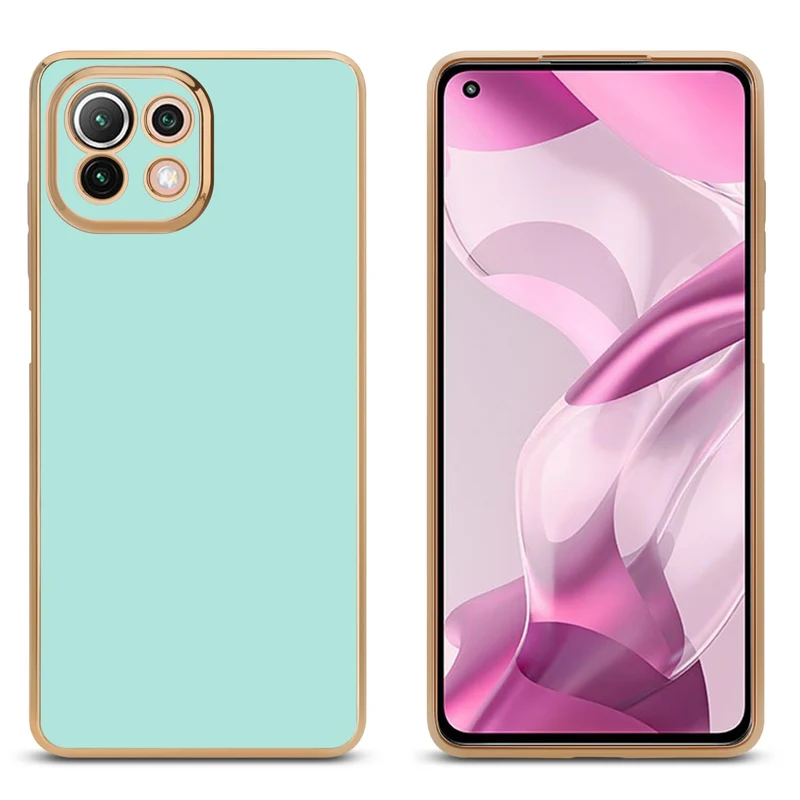 Cadorabo Hülle kompatibel mit Xiaomi Mi 11 LITE (4G / 5G) / 11 LITE NE TPU Silikon Case Cover