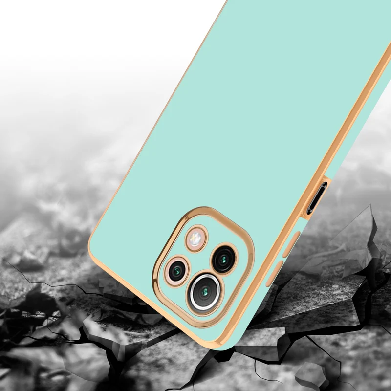 Cadorabo Hülle kompatibel mit Xiaomi Mi 11 LITE (4G / 5G) / 11 LITE NE TPU Silikon Case Cover