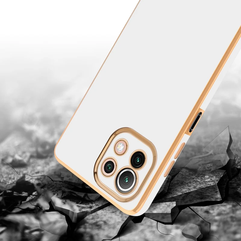 Cadorabo Hülle kompatibel mit Xiaomi Mi 11 LITE (4G / 5G) / 11 LITE NE TPU Silikon Case Cover