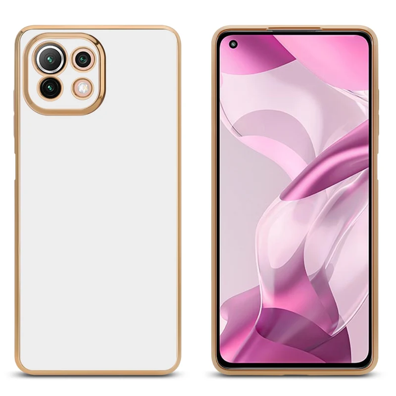 Cadorabo Hülle kompatibel mit Xiaomi Mi 11 LITE (4G / 5G) / 11 LITE NE TPU Silikon Case Cover