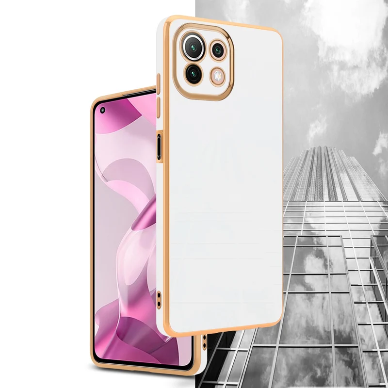 Cadorabo Hülle kompatibel mit Xiaomi Mi 11 LITE (4G / 5G) / 11 LITE NE TPU Silikon Case Cover