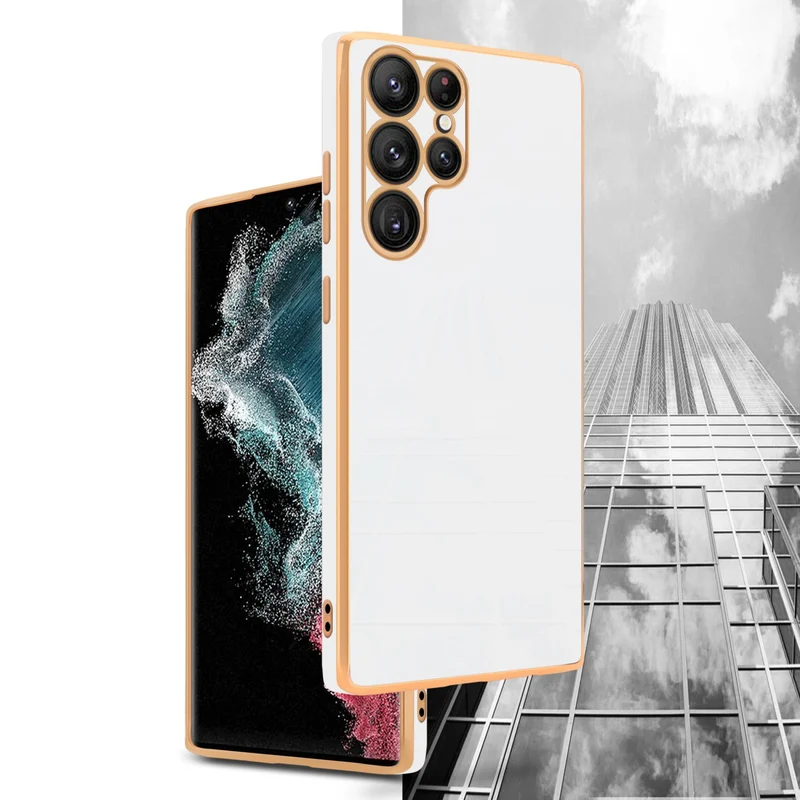 Cadorabo Hülle kompatibel mit Samsung Galaxy S22 ULTRA TPU Silikon Case Cover